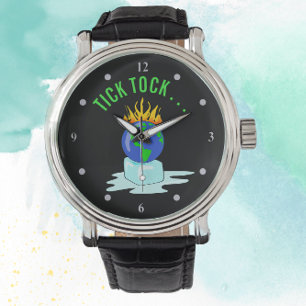 Reloj De Pulsera Dejar de calentar el calentamiento global y el mal