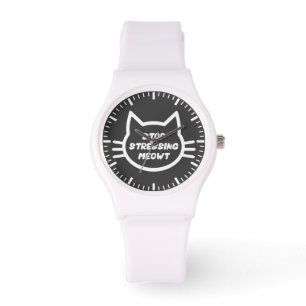 Reloj De Pulsera Dejar de enfatizar a Meowt - Gato gracioso