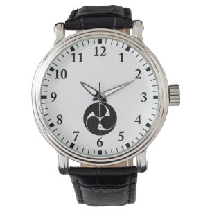 Reloj De Pulsera ) del 地抜き del (del 左三つ巴