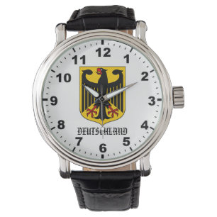 reloj de pulsera del escudo de armas de Alemania