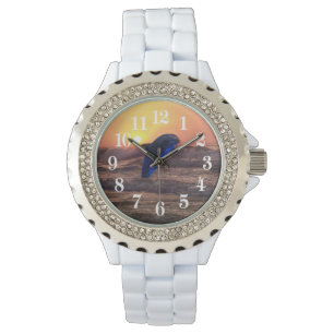 Reloj De Pulsera Delfín en la puesta del sol