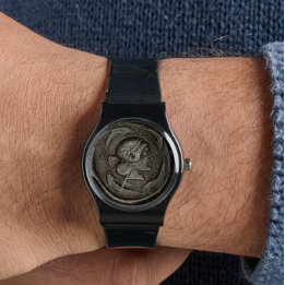 Reloj De Pulsera Delfines de la antigua moneda romana