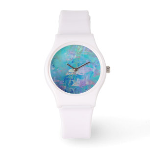 Reloj De Pulsera Delfínes digitales contemporáneos del arte del 
