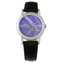 Reloj De Pulsera Delfines y arcoiris