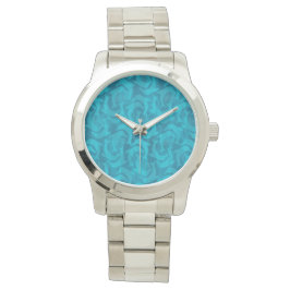 Reloj De Pulsera Delfines y olas Turquesa Watch