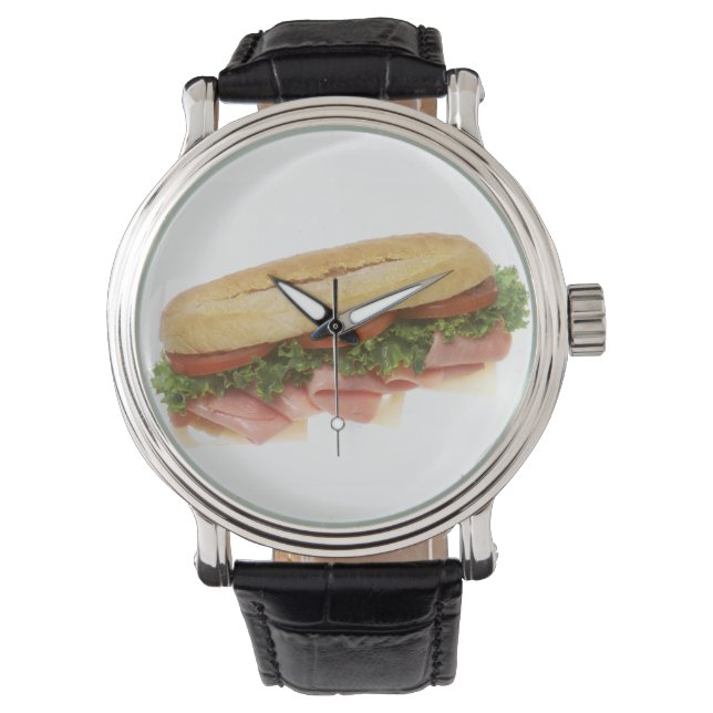Reloj De Pulsera Deli Sandwich (Anverso)