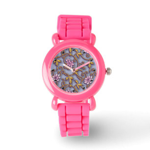 Reloj De Pulsera Delicado patrón arabesco floral japonés