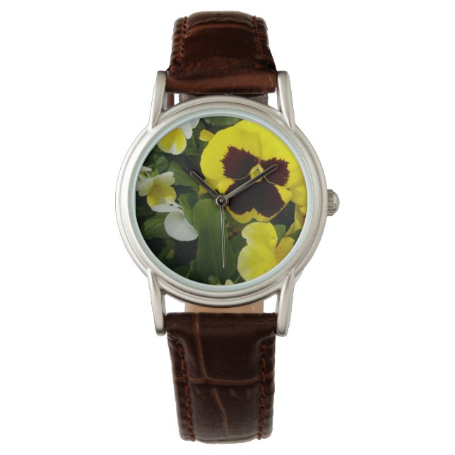 Reloj De Pulsera Delicios de panes amarillos marrones, (Anverso)