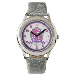 Reloj De Pulsera Delilah chicas nombre la letra D unicorn rosa