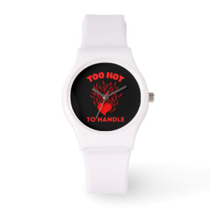 RELOJ DE PULSERA DEMASIADO CALIENTE PARA MANEJAR