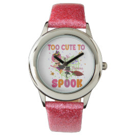 Reloj De Pulsera Demasiado lindo para hablar Halloween de bruja