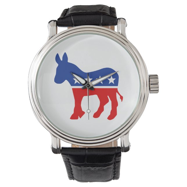 Reloj De Pulsera Demócrata Donkey (Anverso)