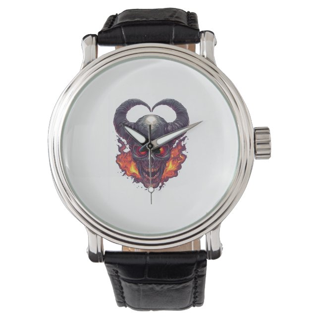 Reloj De Pulsera Demon Skull Firestorm (Anverso)