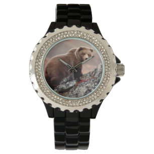 Reloj De Pulsera Denali Brown Bear