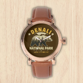 Reloj De Pulsera Denali National Park: Untamed Alaskan Forests