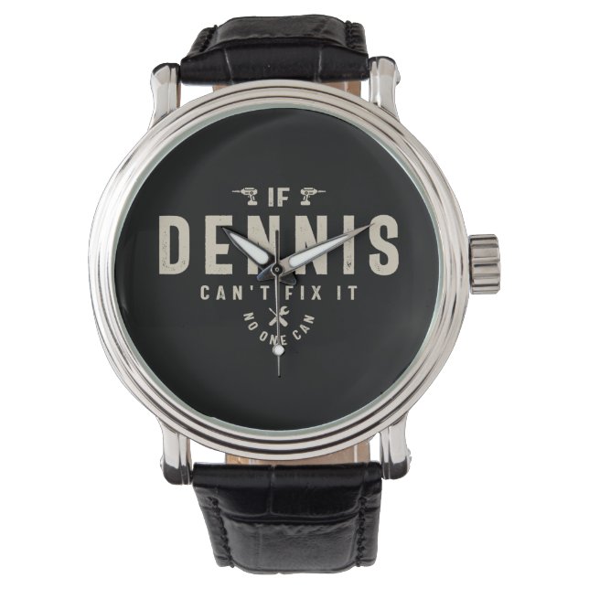 Reloj De Pulsera Dennis Nombre Personalizado (Anverso)