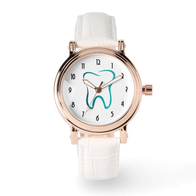 Reloj De Pulsera Dental Tooth Dentist Medical Image (Anverso)