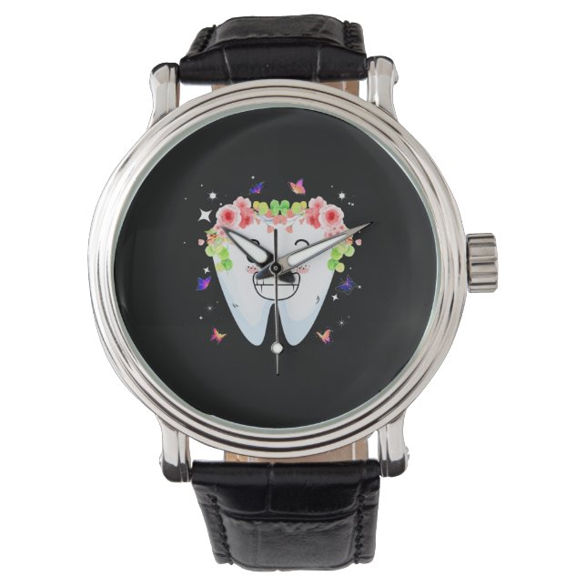 Reloj De Pulsera Dentista Auxiliar Dental Diente Higiénico Oral (Anverso)