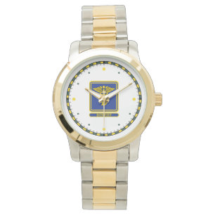 Reloj De Pulsera Dentista Caduceus