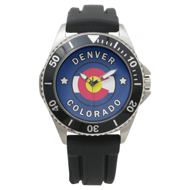 Reloj De Pulsera Denver Colorado (Anverso)
