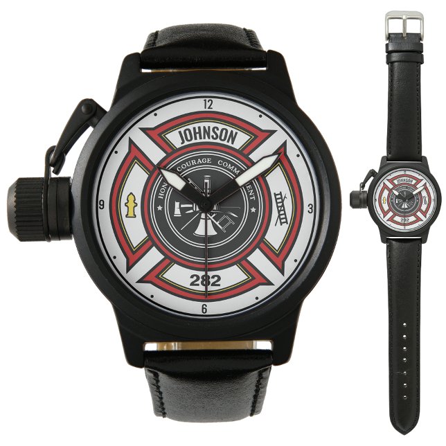 Reloj De Pulsera Departamento de Bomberos AÑADIR NOMBRE Insignia pa (Subido por el creador)