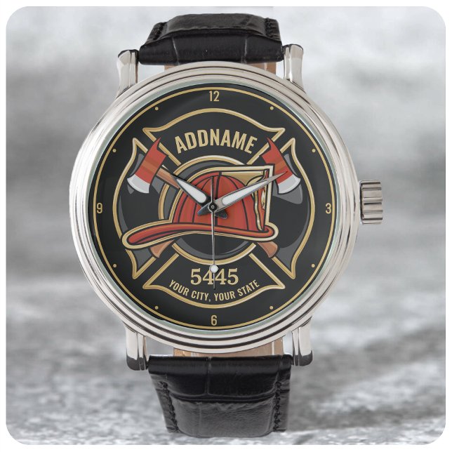 Reloj De Pulsera Departamento de bomberos y bomberos personalizados (Subido por el creador)