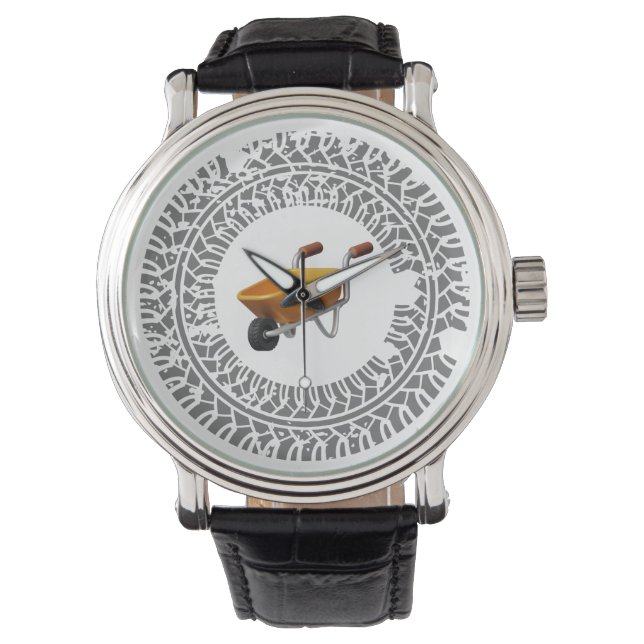 Reloj De Pulsera deriva de carretilla, burnout (Anverso)
