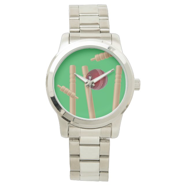 Reloj De Pulsera Derribado en cricket, (Anverso)