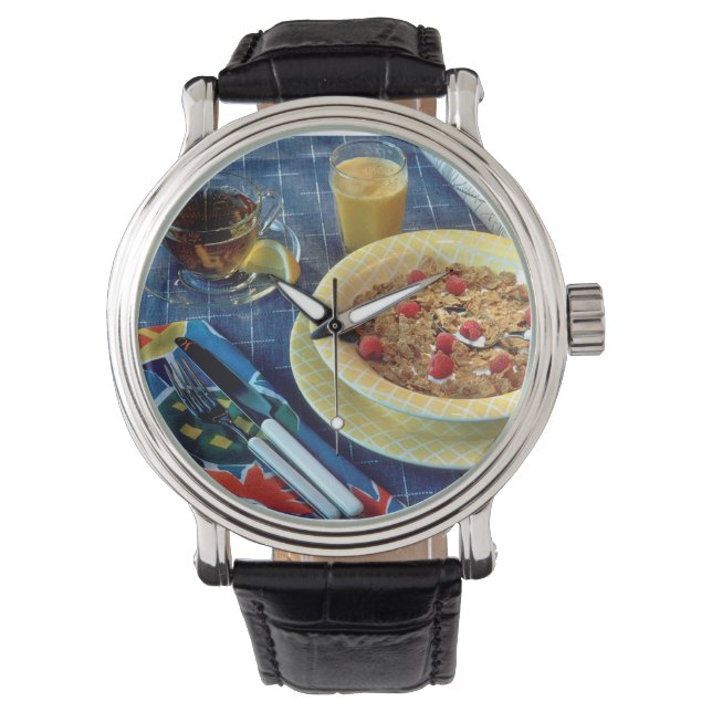 Reloj De Pulsera Desayuno matutino (Anverso)