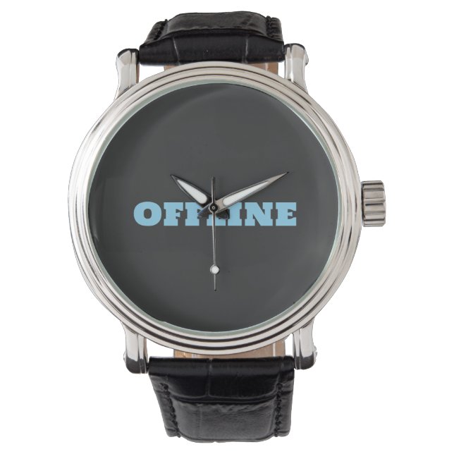 Reloj De Pulsera Desconectado es el nuevo lujo (Anverso)