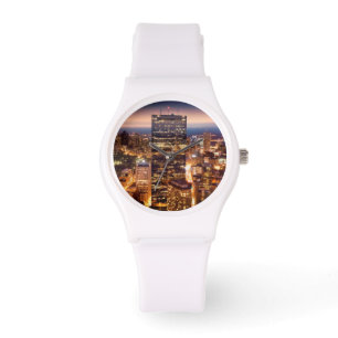 Reloj De Pulsera Descripción de Boston en la noche