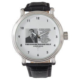 Reloj De Pulsera Desechos de Theodore Roosevelt Destruyen Recursos 