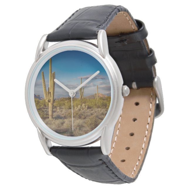 Reloj De Pulsera Deserts | Superstition Mountains, Arizona (Angular)