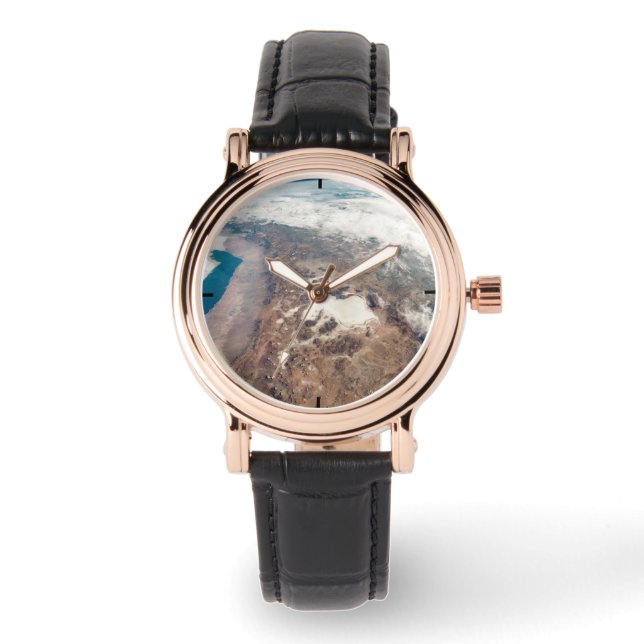 Reloj De Pulsera Desierto De Atacama Y Plantas De Sal En Los Andes (Anverso)