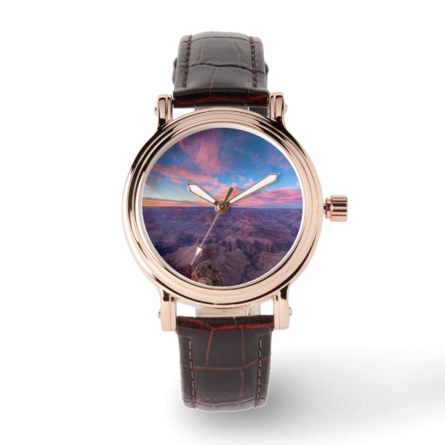 Reloj De Pulsera Desiertos | Gran Cañón de Hopi Point Arizona (Anverso)