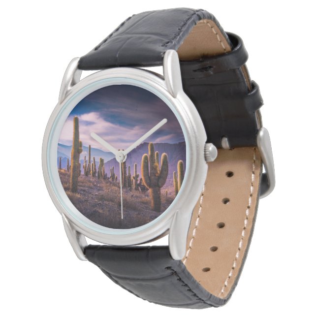 Reloj De Pulsera Desiertos | Paisaje Cactus Argentina (Angular)