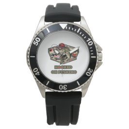Reloj De Pulsera Design with fun, bold illustration of a cool bass