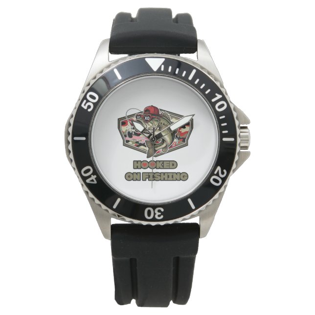 Reloj De Pulsera Design with fun, bold illustration of a cool bass (Anverso)