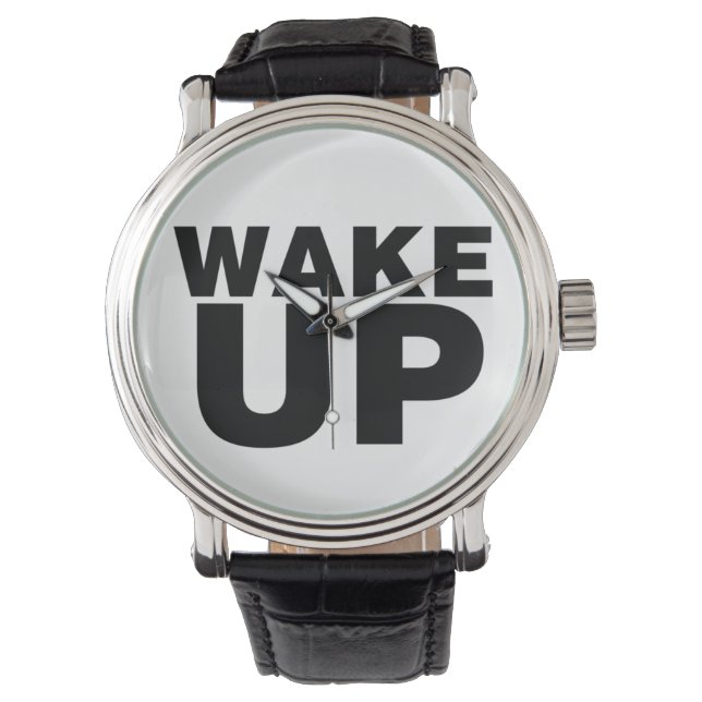 Reloj De Pulsera Despertar negro (Anverso)