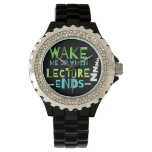 Reloj De Pulsera Despiértame - Estudiante Sleepy