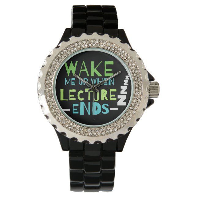 Reloj De Pulsera Despiértame - Estudiante Sleepy (Anverso)