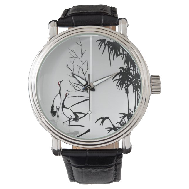 Reloj De Pulsera Desplazamiento vertical oriental (Anverso)
