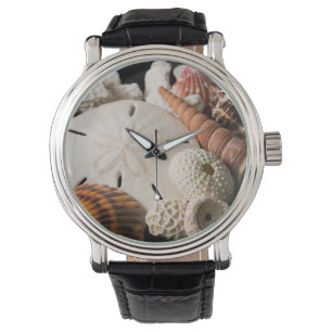 Reloj De Pulsera Detalle De Conchas Marinas De Todo El Mundo