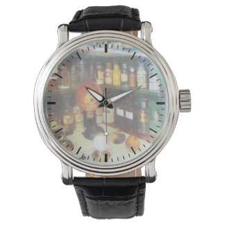 Reloj De Pulsera Detrás del mostrador en la farmacia