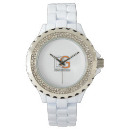 Reloj De Pulsera DG Mastermind White Diamante de imitación Watch