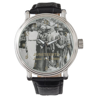 Reloj De Pulsera Día de Juneteenth 1866: Celebración de la Emancipa