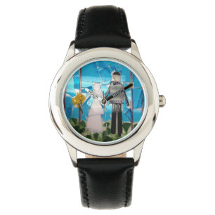 Reloj De Pulsera Día de la boda de novias y novias
