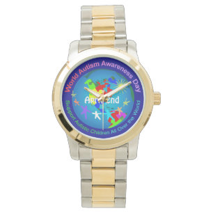 Reloj De Pulsera Día de la conciencia del autismo del mundo