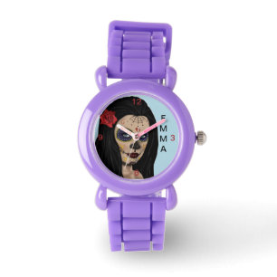 Reloj De Pulsera Día de los Chicas Muertos Watch