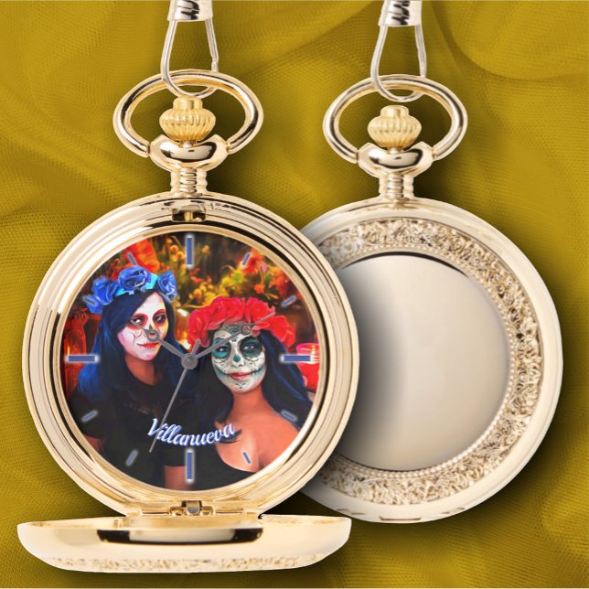 Reloj De Pulsera Dia de Los Muertos Catrinas 1718 (Subido por el creador)